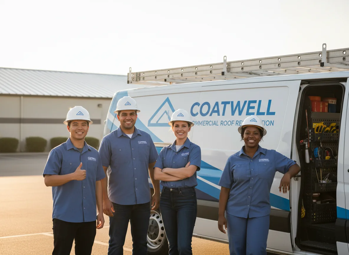 Commercial roof coating company in Hughesville, MO